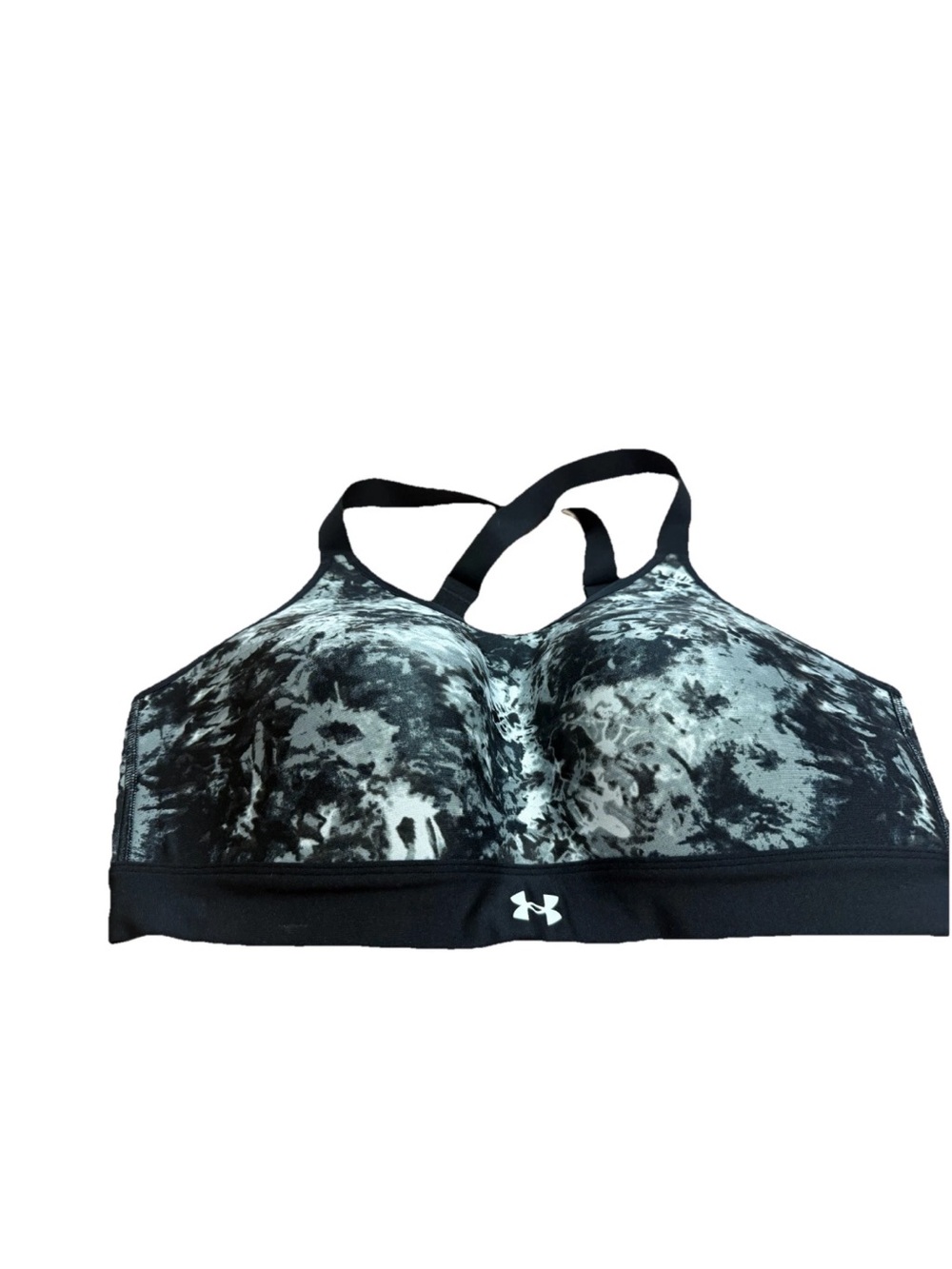 UNDER ARMOUR UA Continuum High support Print Sports Black Bra 1X